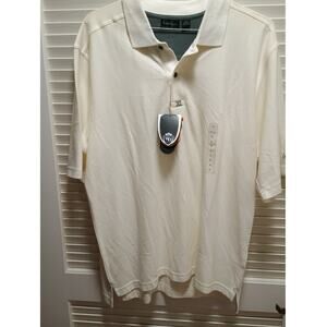 NWT Walter Hagen Polo Golf Shirt XI Performance Series - White / Size L